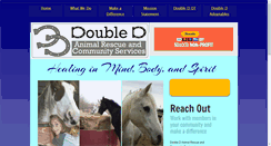 Desktop Screenshot of doubledanimalrescueandcommunityservices.org